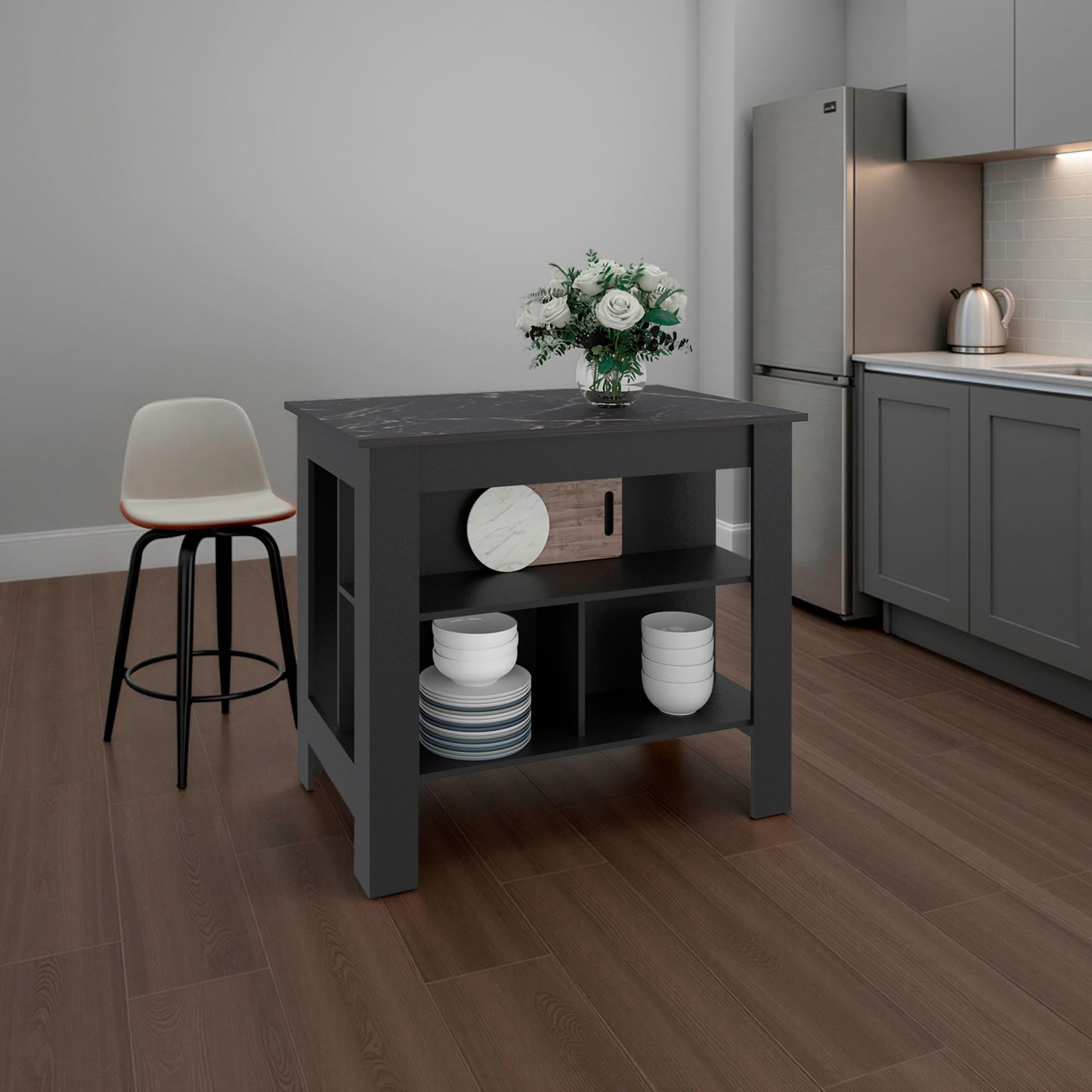 Isla De Cocina Cala 90X103X70 Rta Wengue Mamba