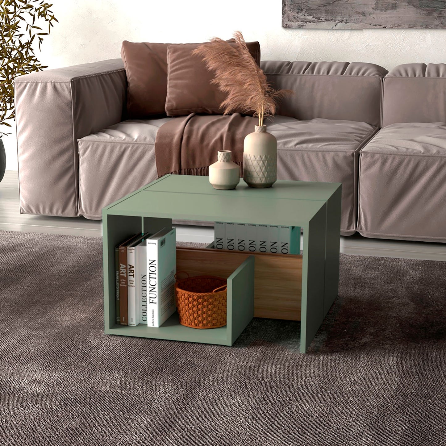 Mesa Auxiliar Everett 63X39X30 Rta Agave Fresno