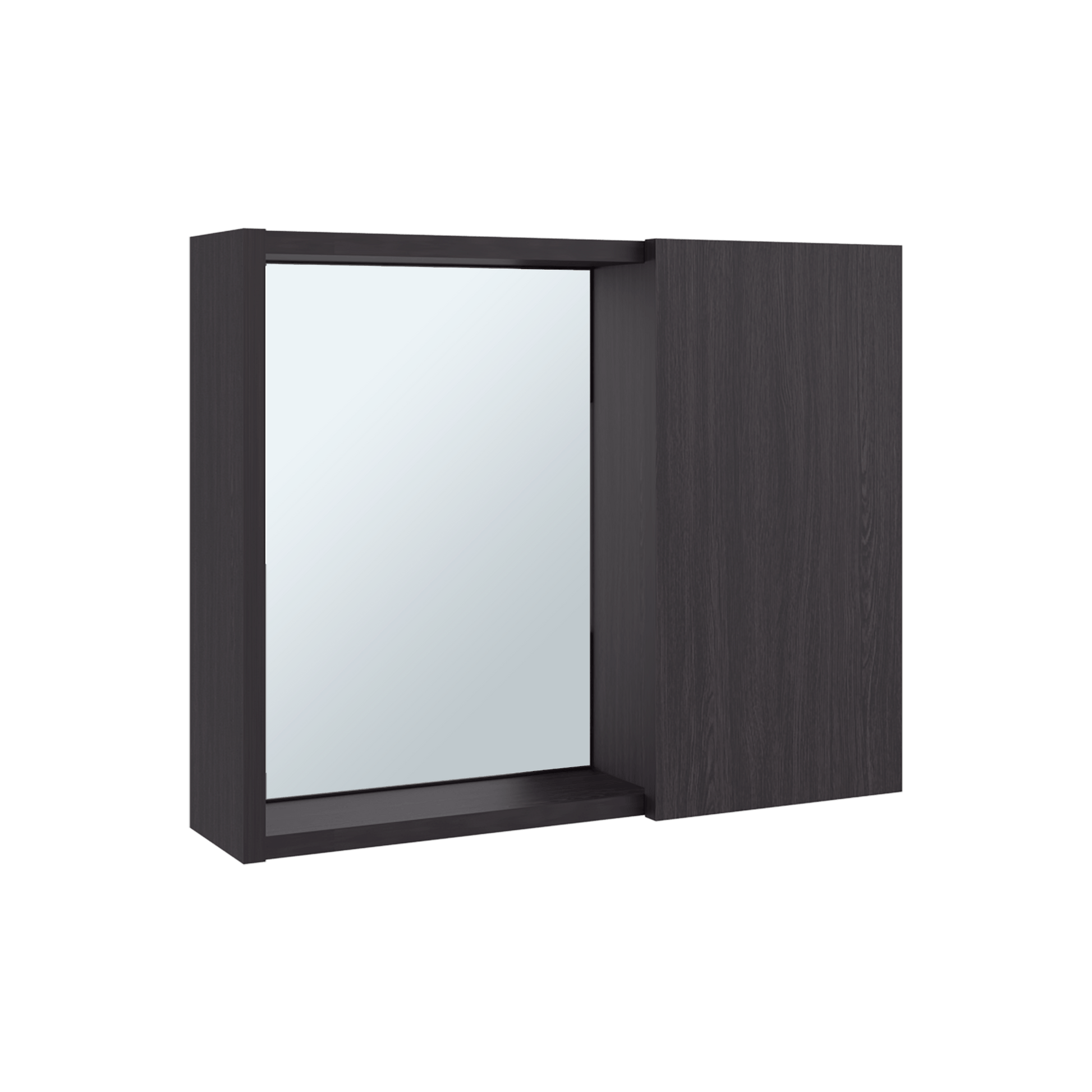 Gabinete De Baño Alessi 40X50X12 Rta Wengue Zf