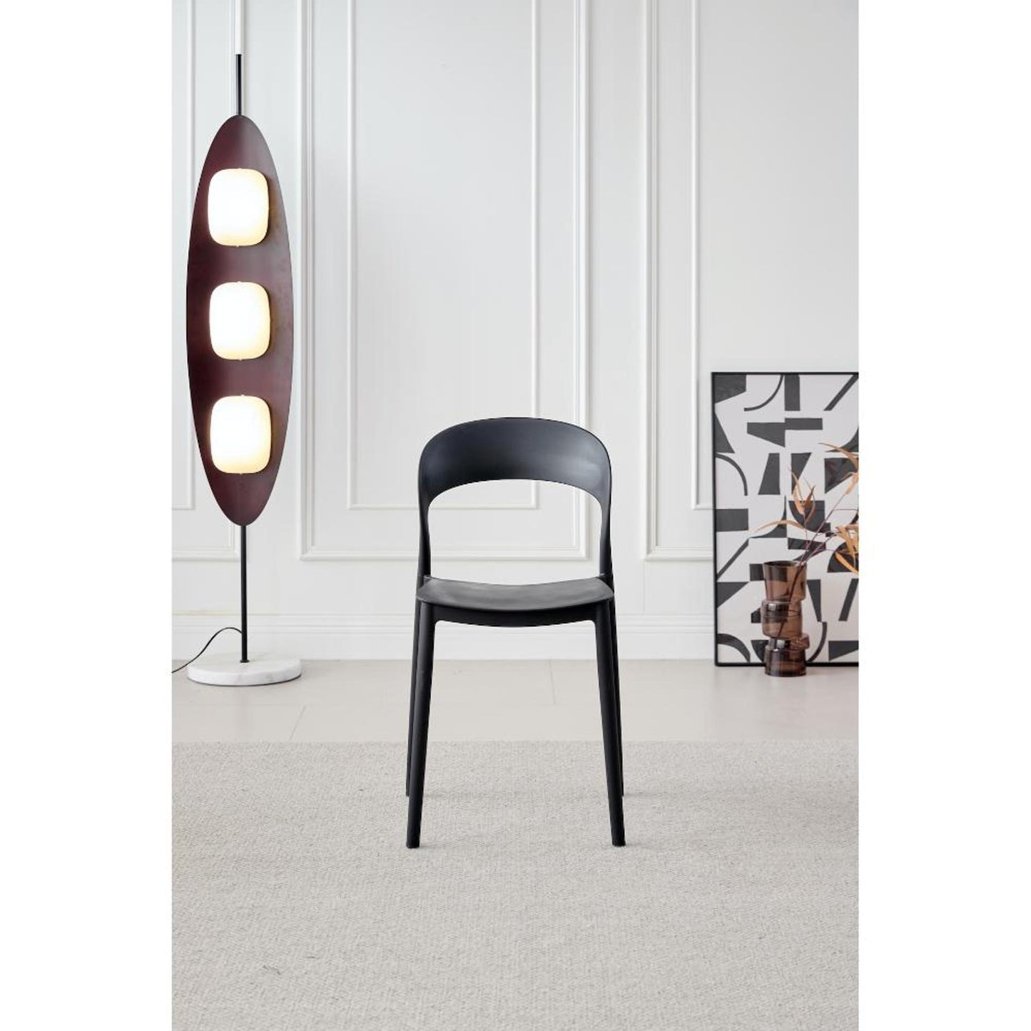 Silla Patrick 77X44X47 Rta Negro