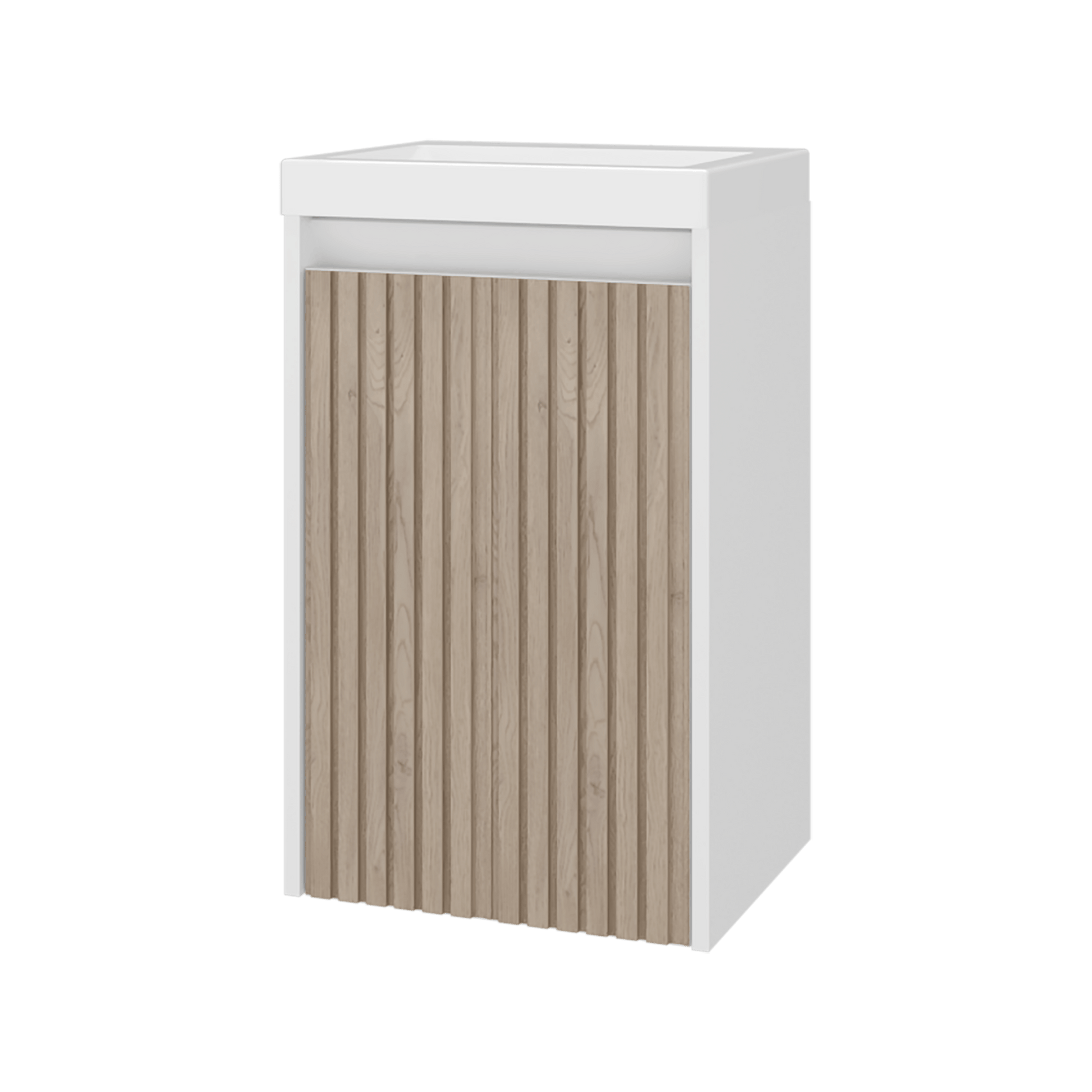 Mueble Lavamanos Syracuse 60X39X33 Rta Blanco Mqz Pino Zf