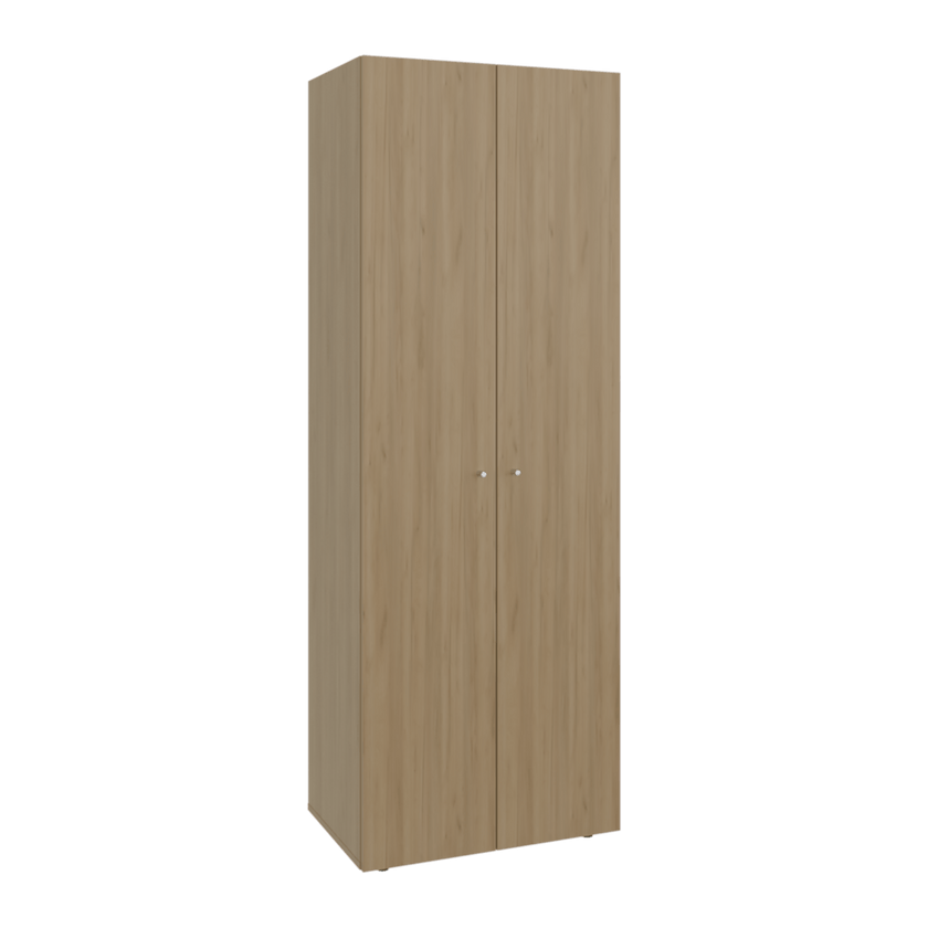 Closet 2 Puertas Tuhogar 170X60X40 Rta Fresno Blanco Zf