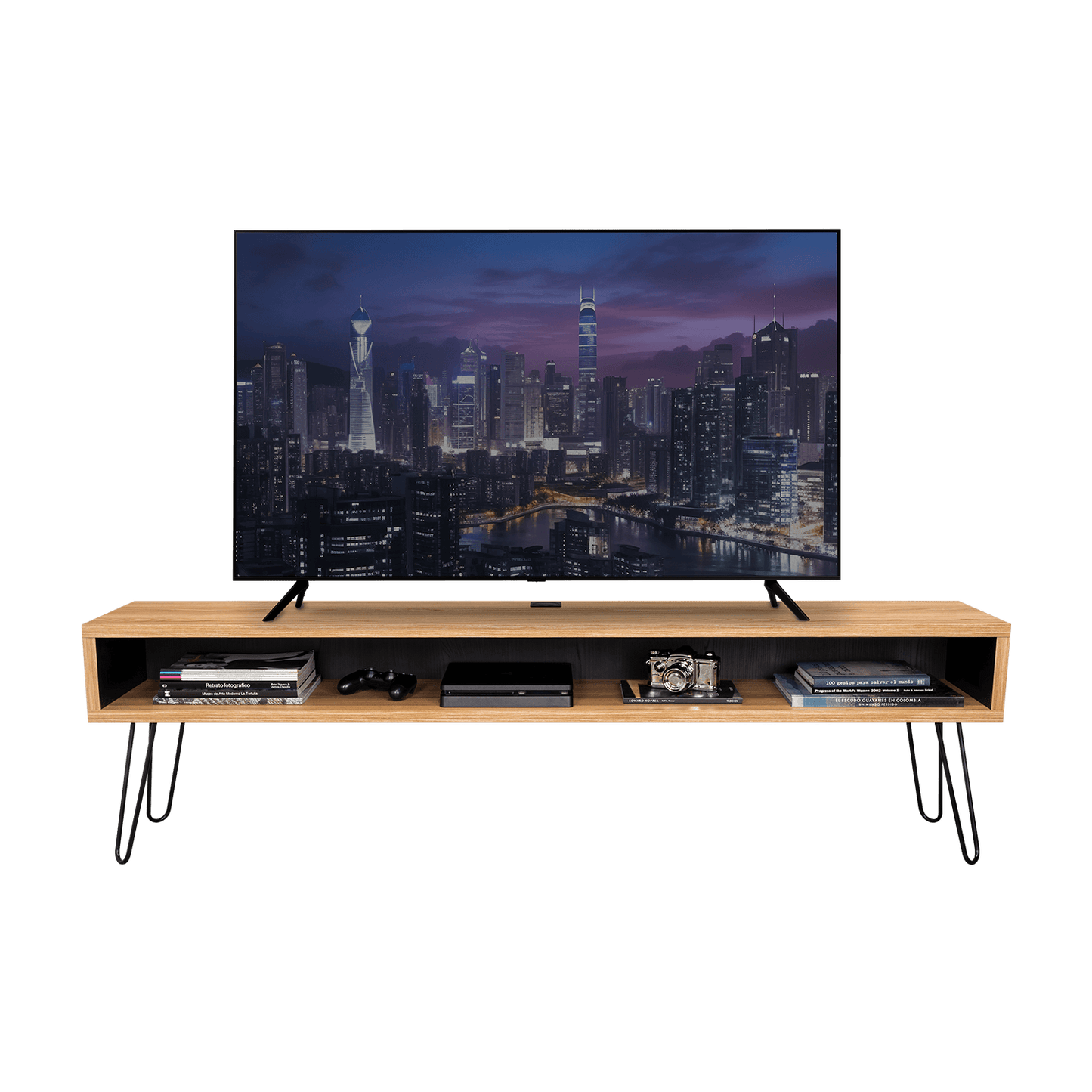 Rack  De Tv Luft 49X180X35 Rta Fresno Wengue