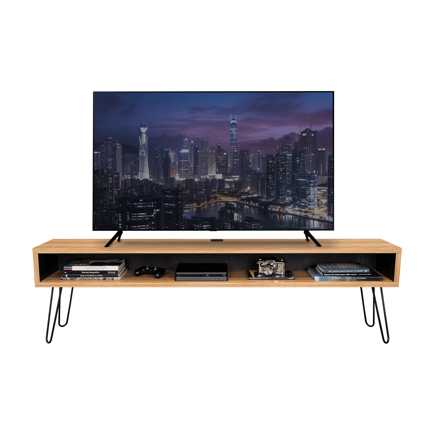 Rack  De Tv Luft 49X180X35 Rta Fresno Wengue