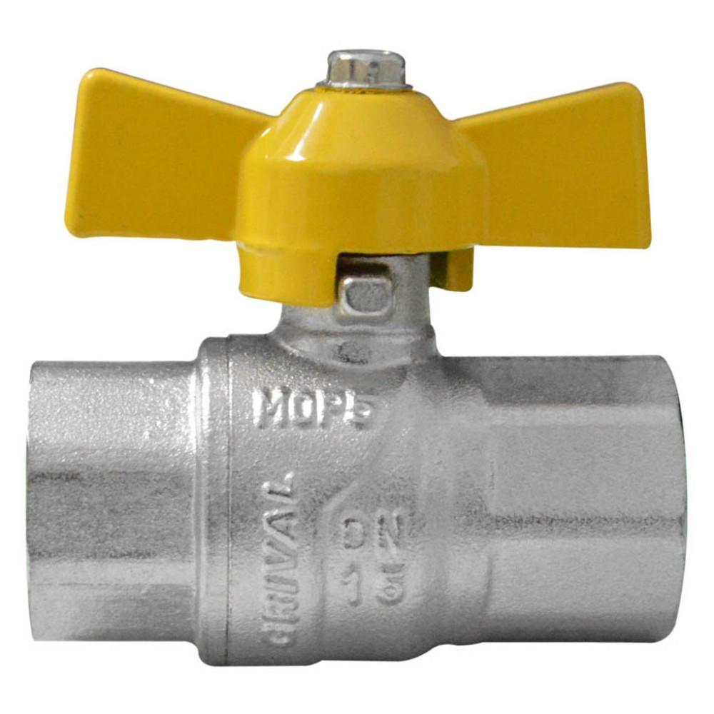 Linea Grival Llave Gas Amarilla 12 Chapola Mariposa 717443331 Paq X 6