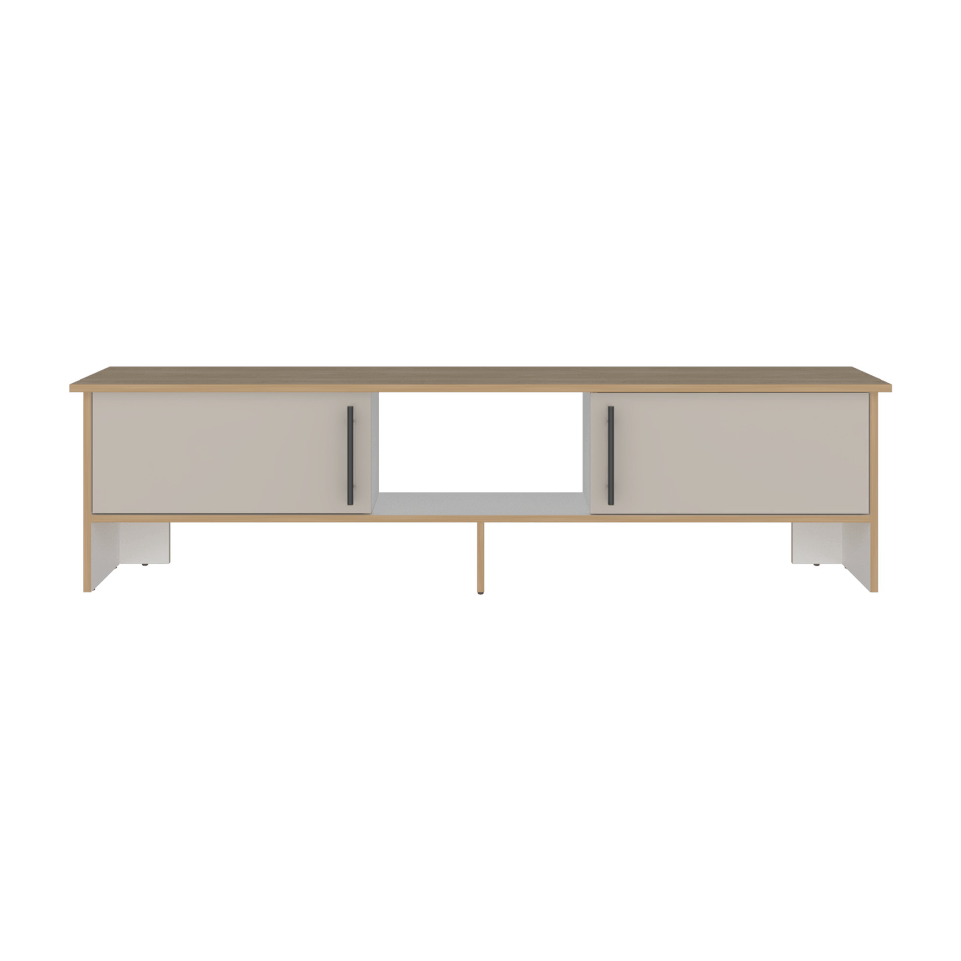 Rack Tv Dago 41X160X35 Rta Fresno Eu Capri Blanco