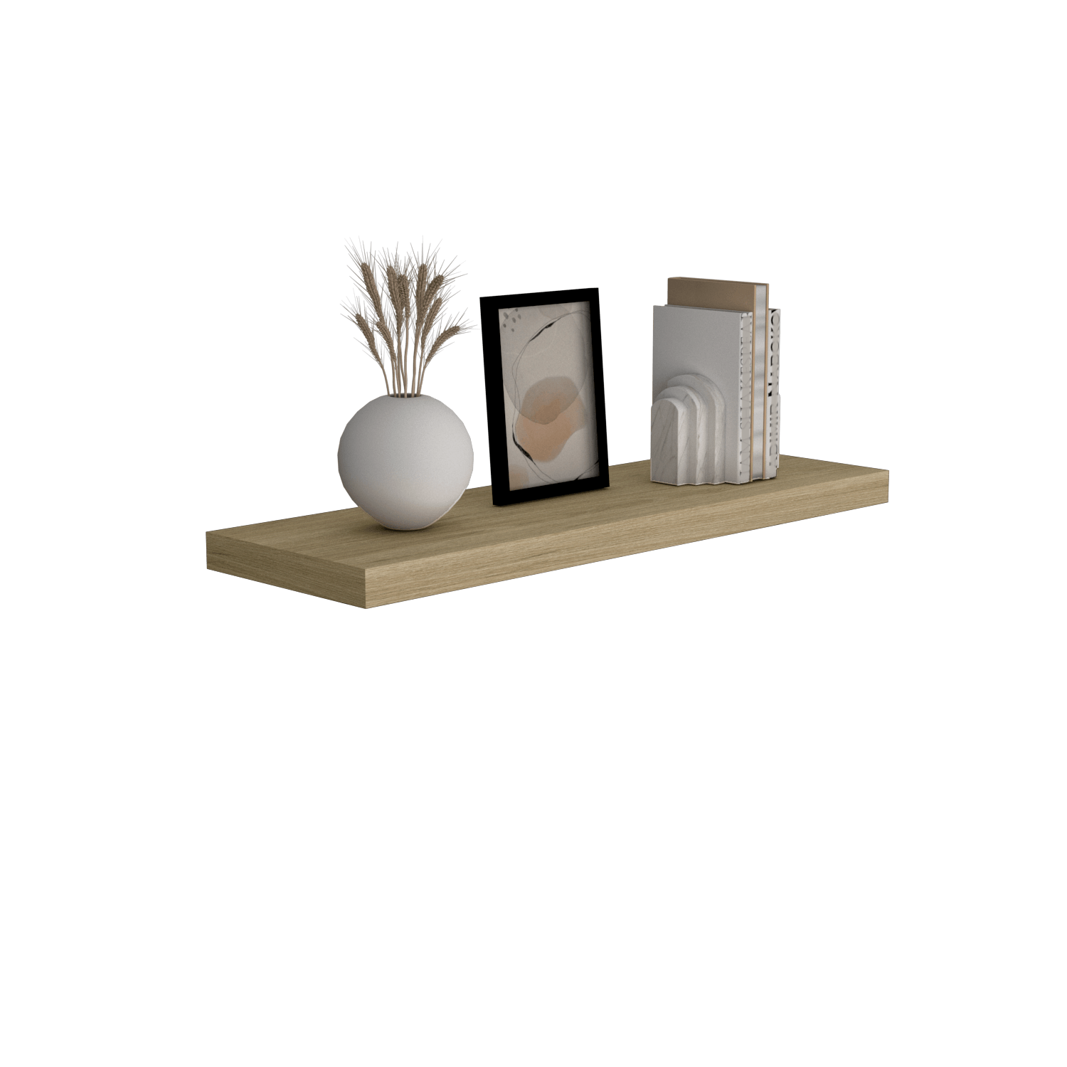 Repisa Flotante 80X25 Rovere 3,8X80X25 Rta