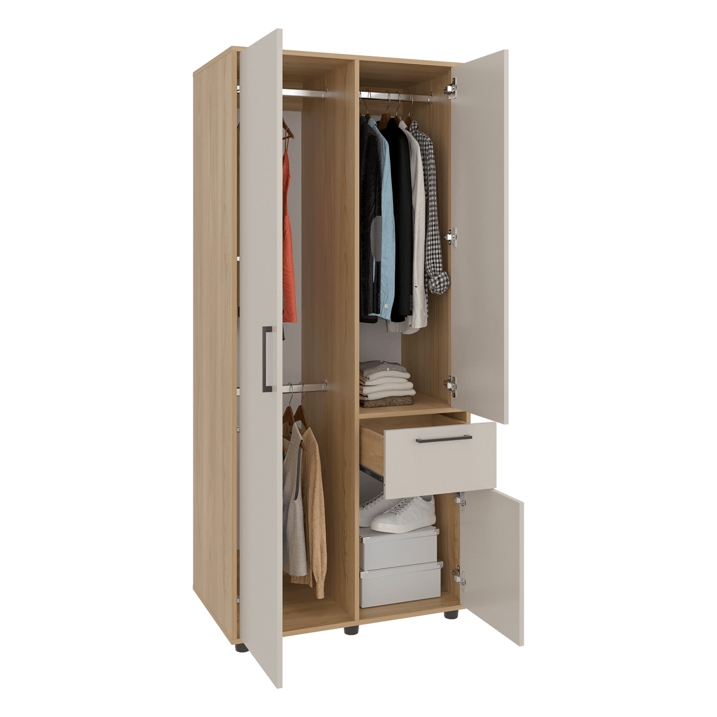 Closet Vance 180X80X52 Rta Fresno Eu Capri