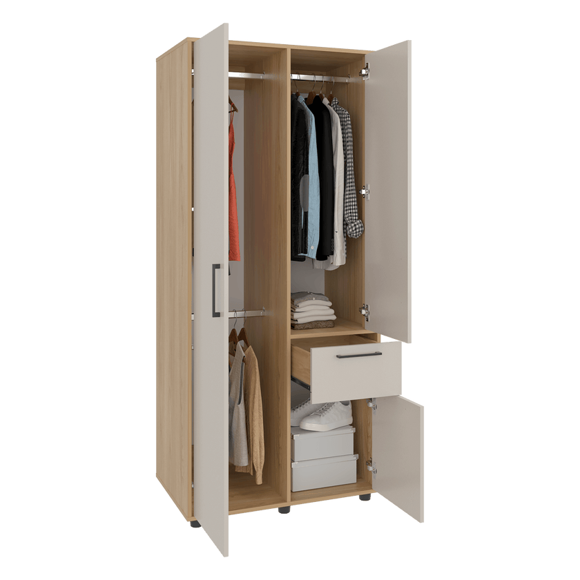 Closet Vance 180X80X52 Rta Fresno Eu Capri