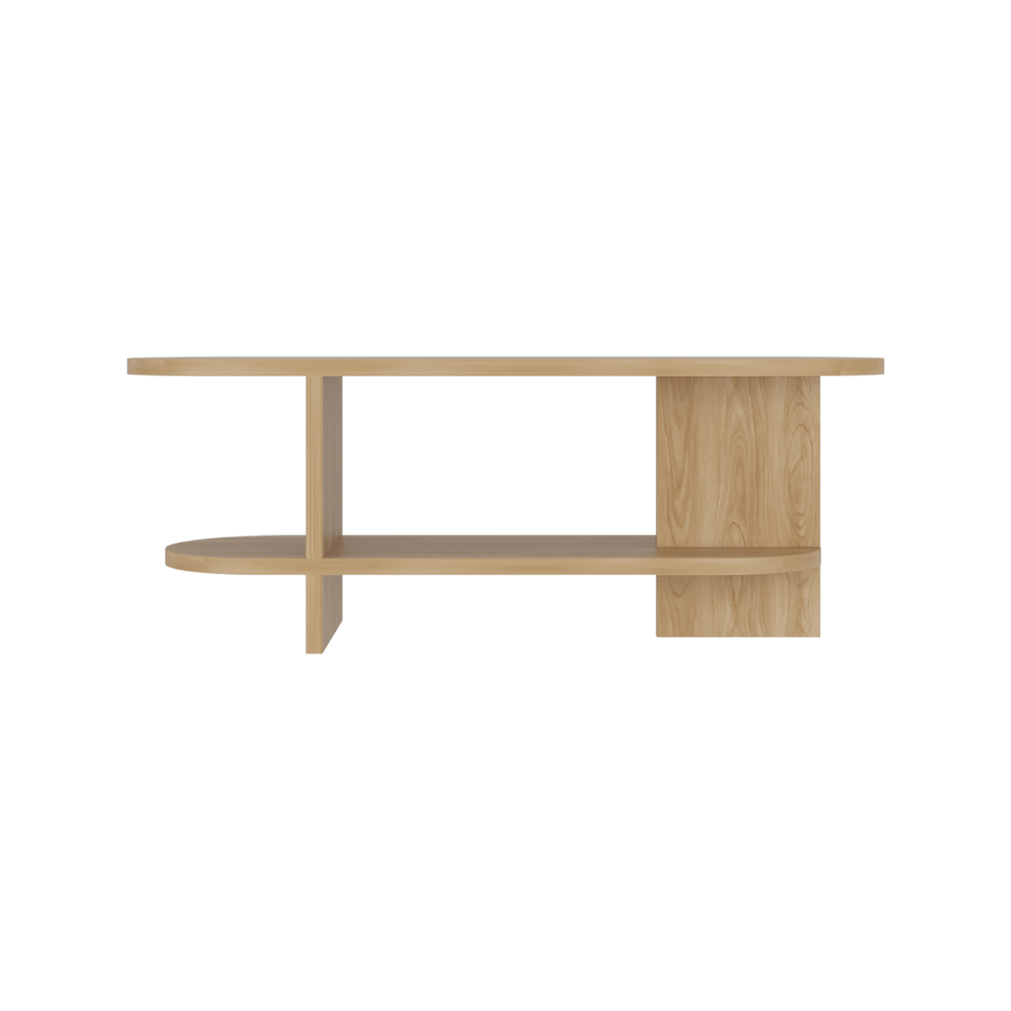 Rack De Tv Oval Leeds 45X120X34 Rta Fresno Eu