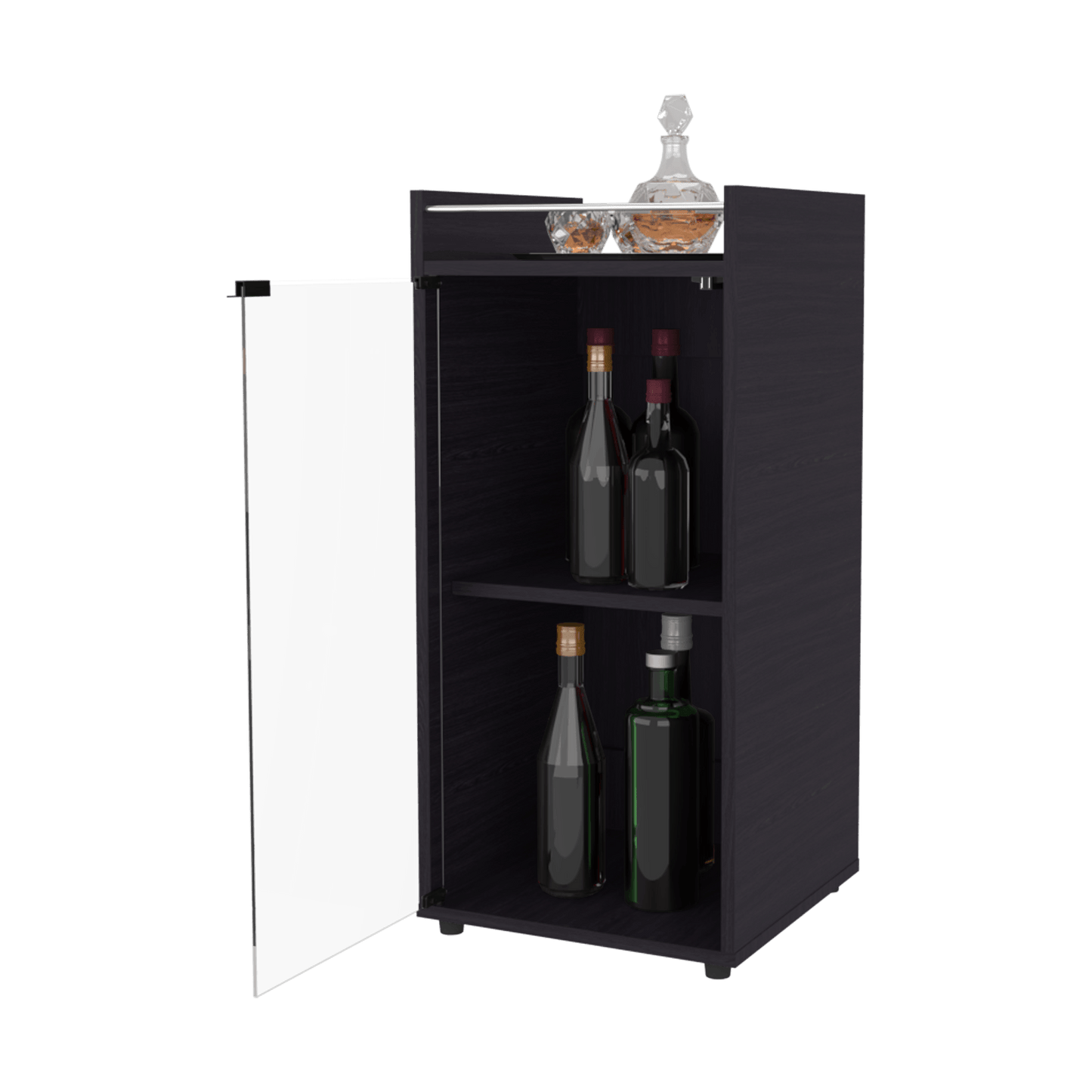 Mueble Minibar Theba 81X38X37 Rta Wengue Zf