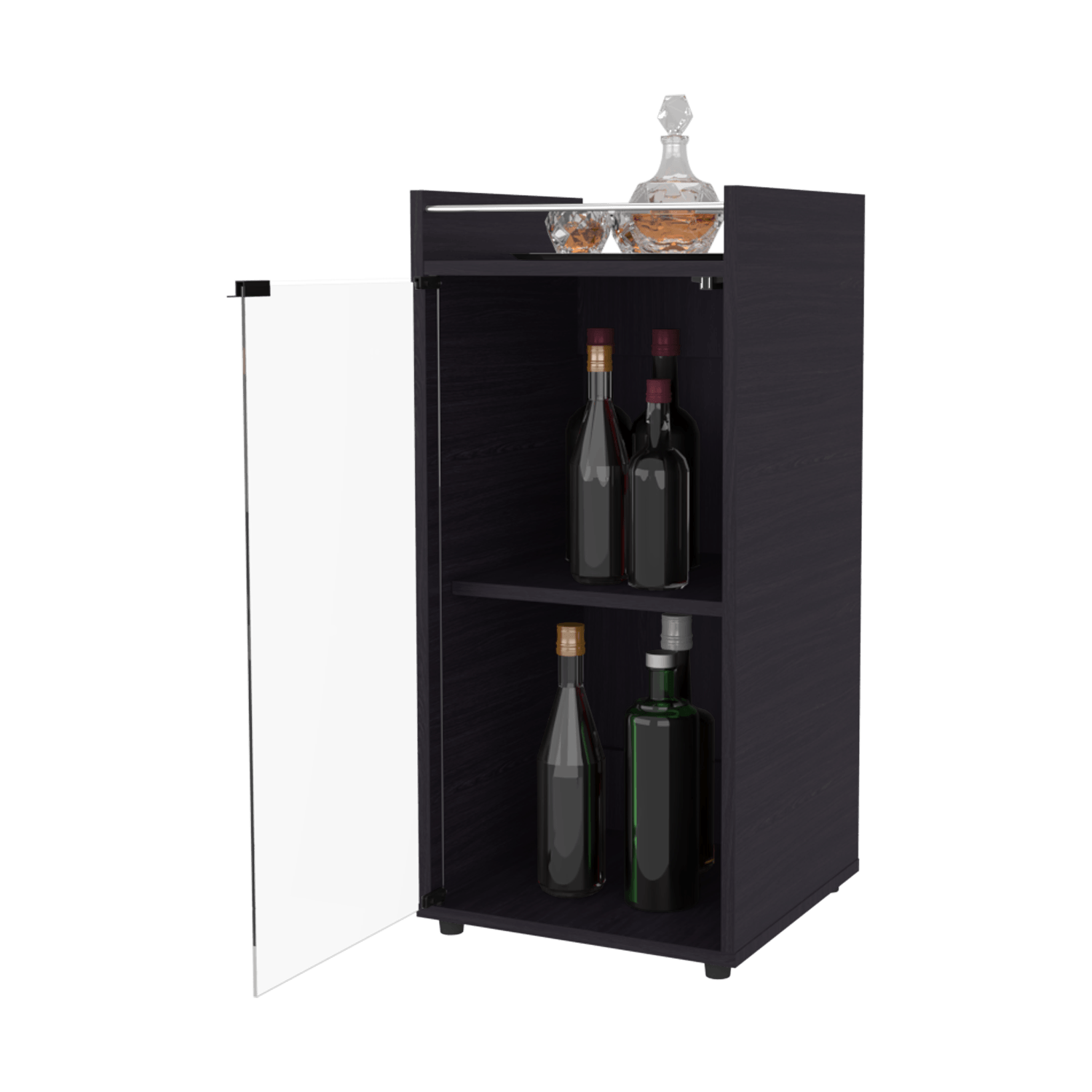 Mueble Minibar Theba 81X38X37 Rta Wengue Zf