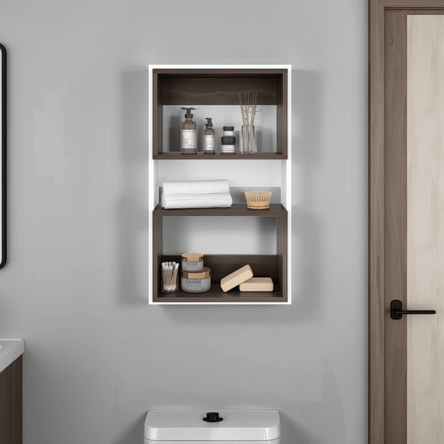 Ahorrador De Espacio Flotante Eco 75X45X18 Rta Blanco Milan