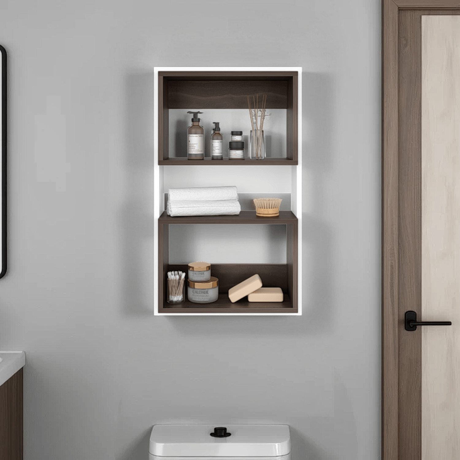 Ahorrador De Espacio Flotante Eco 75X45X18 Rta Blanco Milan