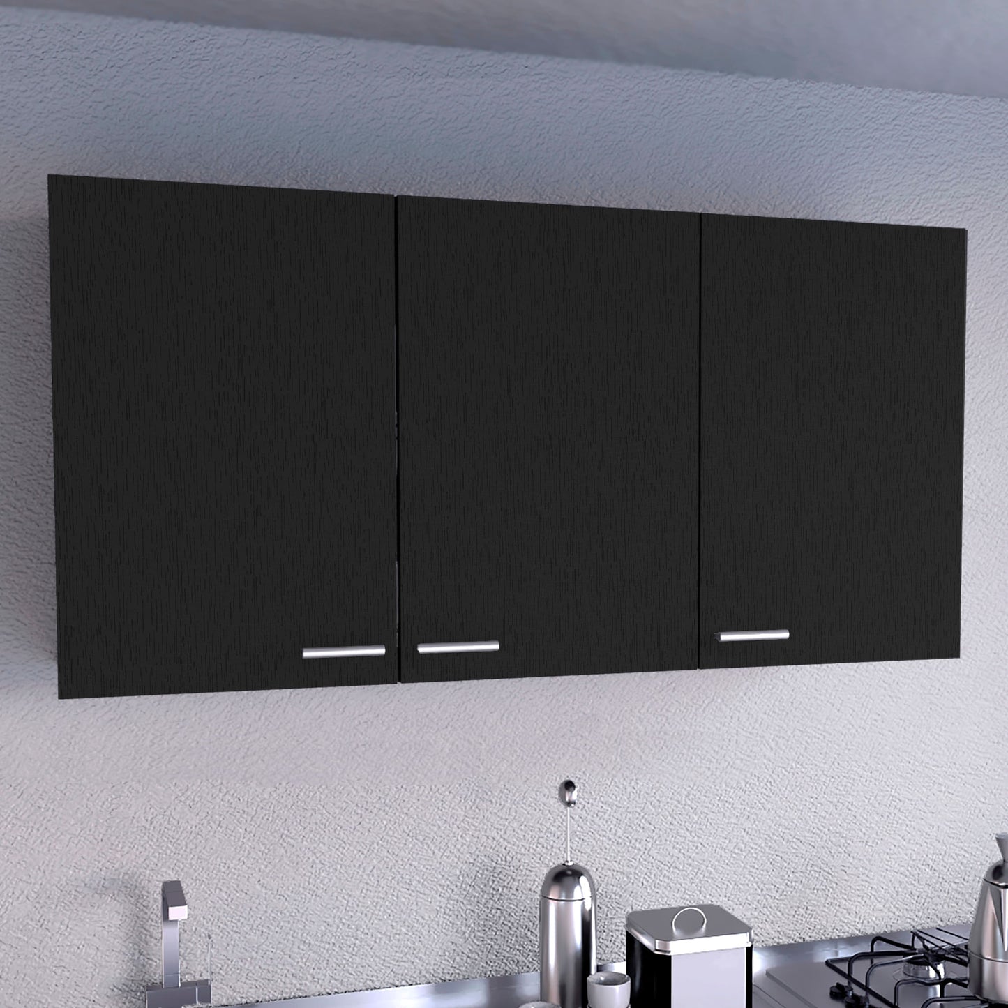 Gabinete Superior De Cocina 60X120X30 Wengue Zf