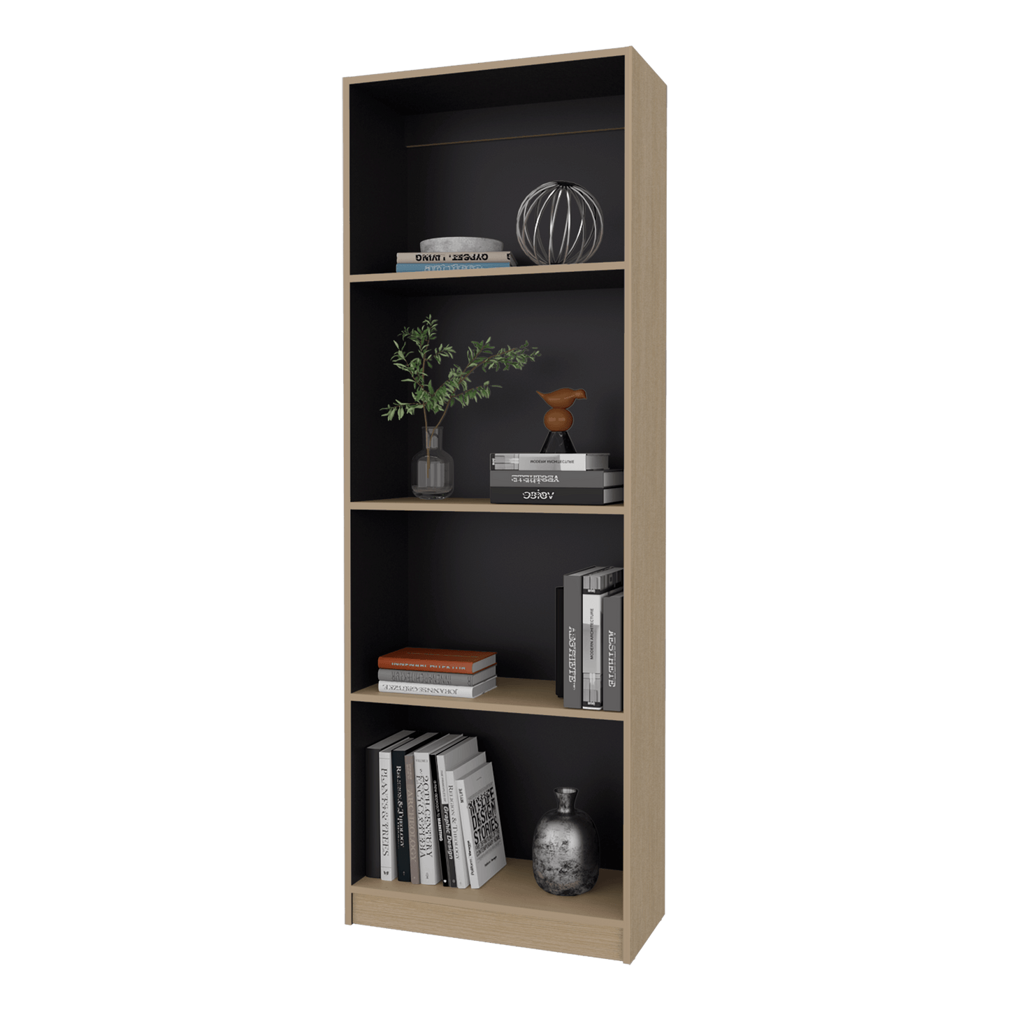 Estante Home E-M1 180X62X29 Rta Cartagena Wengue Zf
