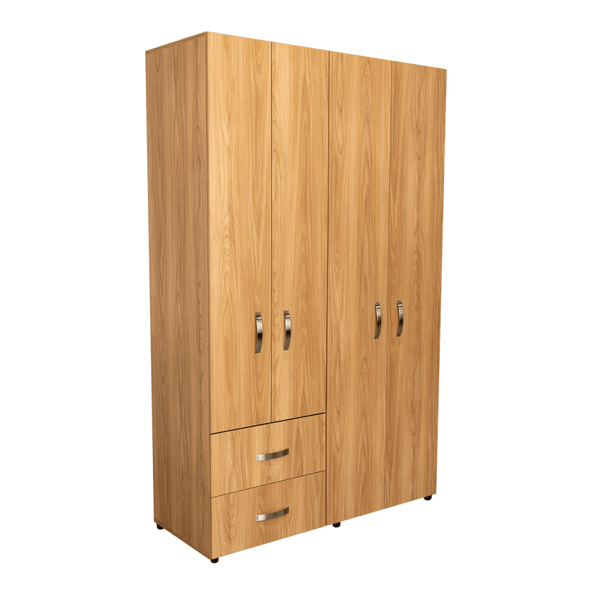 Closet Barilo 2 Cajones 200X120X45 Rta Fresno Eu Wengue