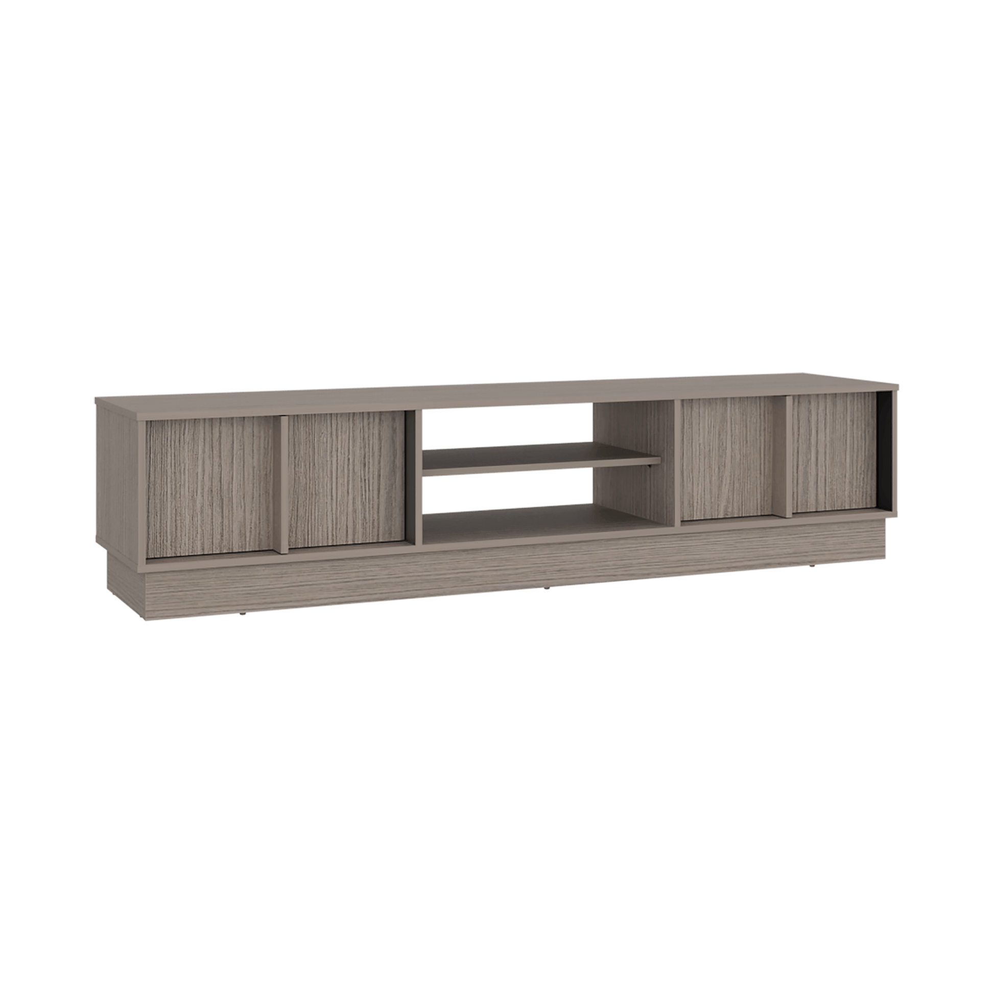 Rack De Tv Caoba 42X180X42 Rta Positano Wengue
