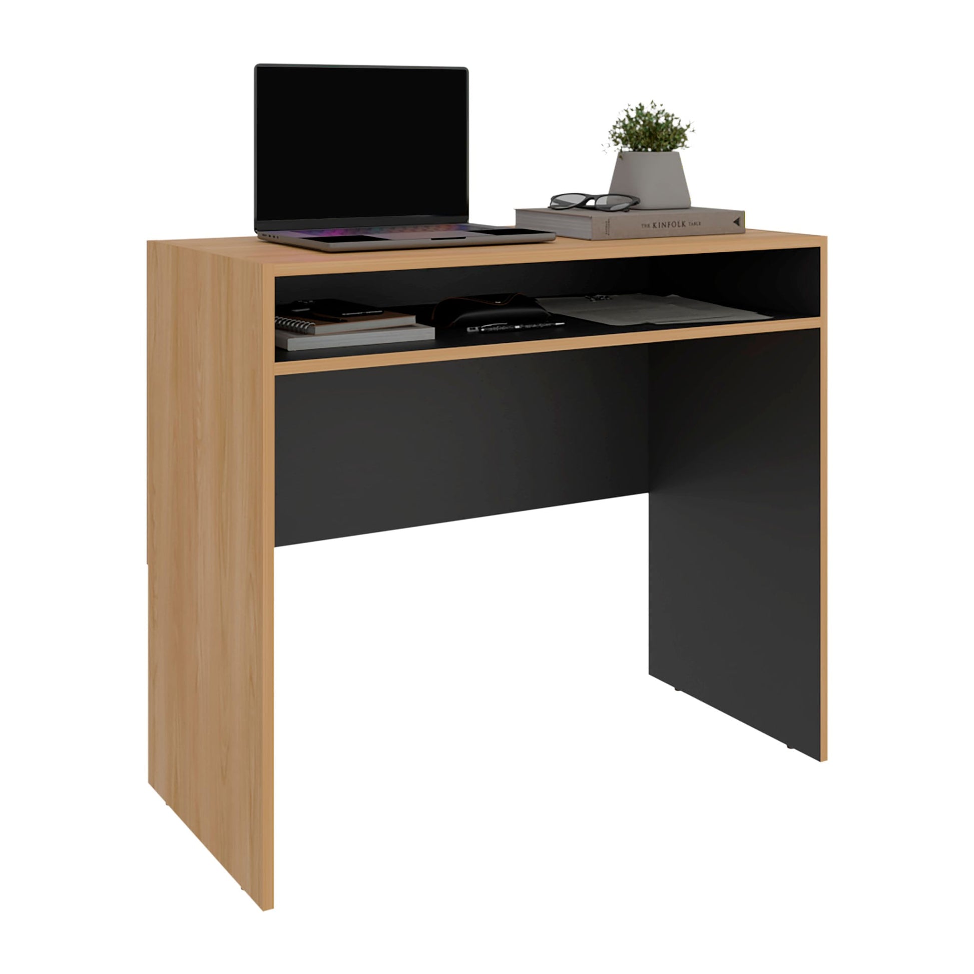 Escritorio Stella 77X89X42 Rta Fresno Wengue
