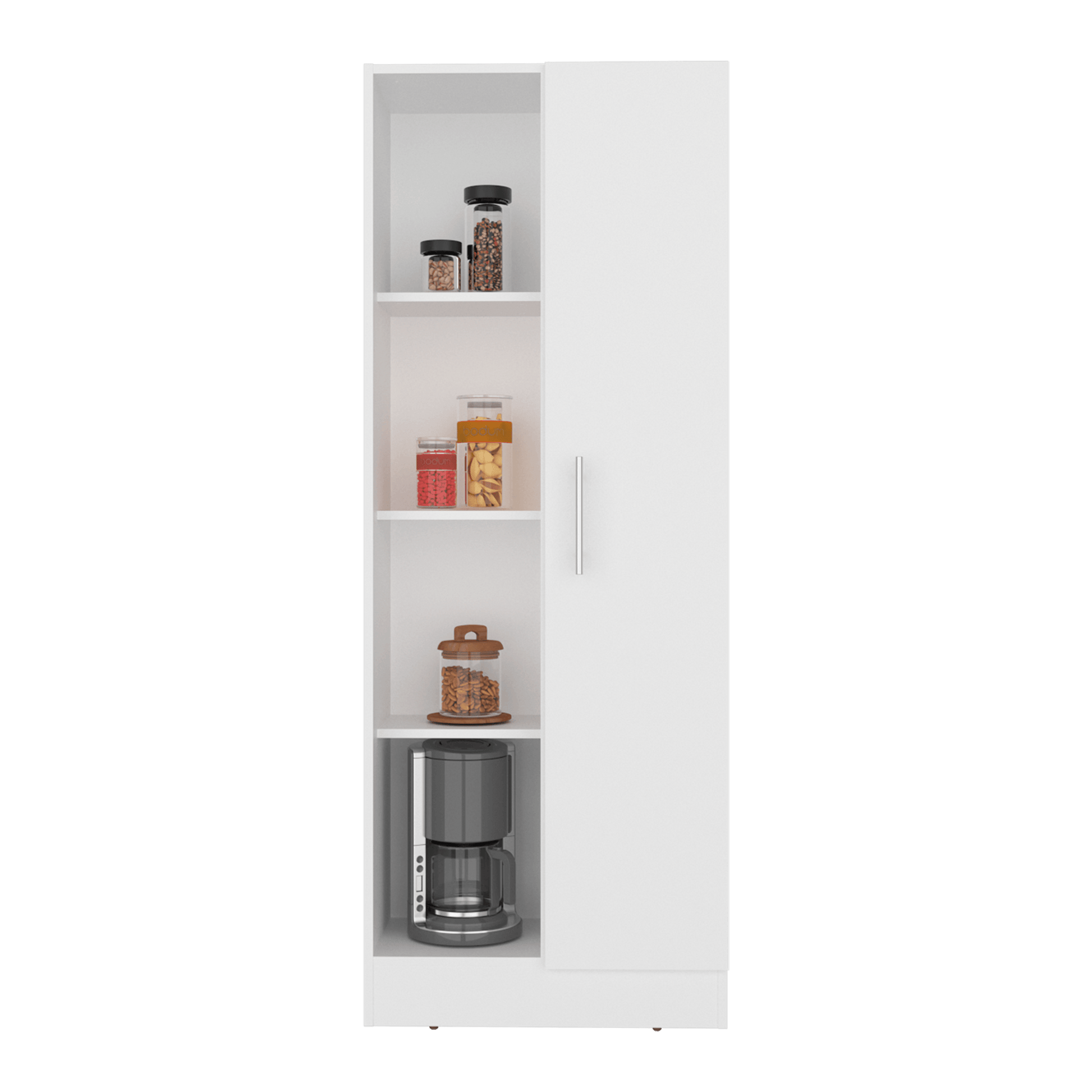 Alacena Multiusos Felch 160X60X30 Rta Blanco Zf