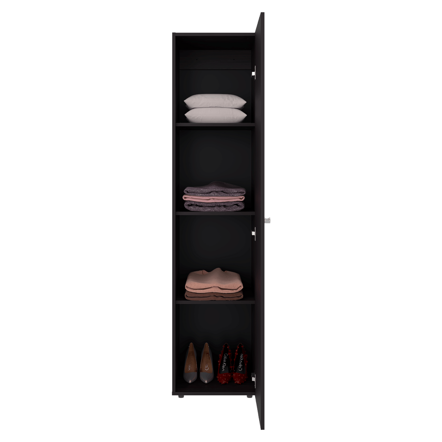 Closet Con Espejo Home Dreams 170X40X40 Rta Kronos Wengue Zf