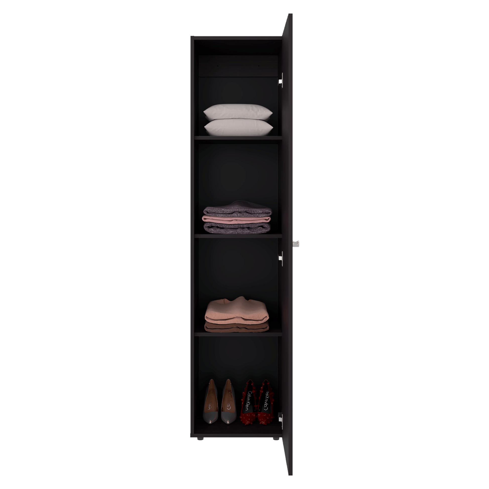 Closet Con Espejo Home Dreams 170X40X40 Rta Kronos Wengue Zf