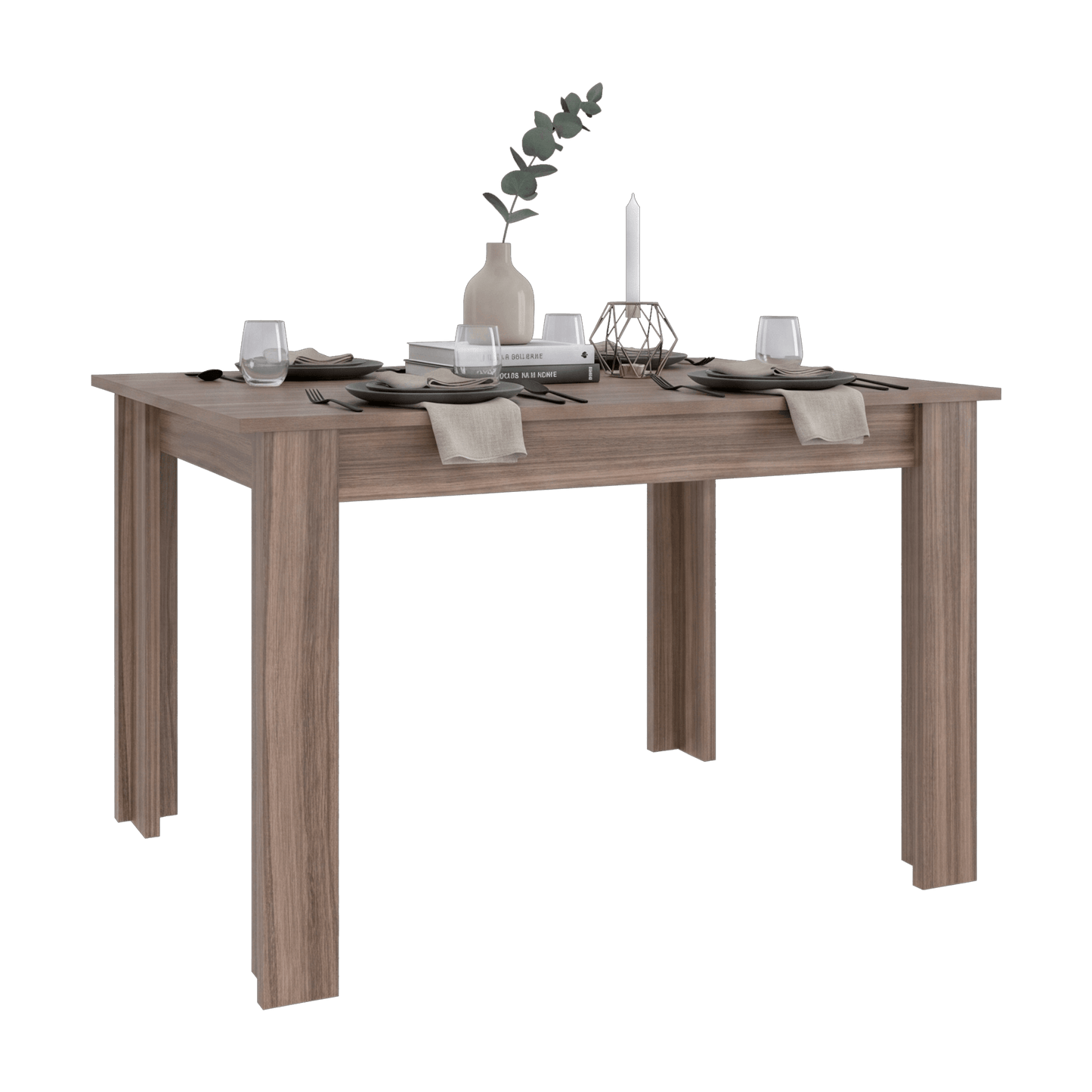 Comedor Portofino 75X120X88 Rta Avellana