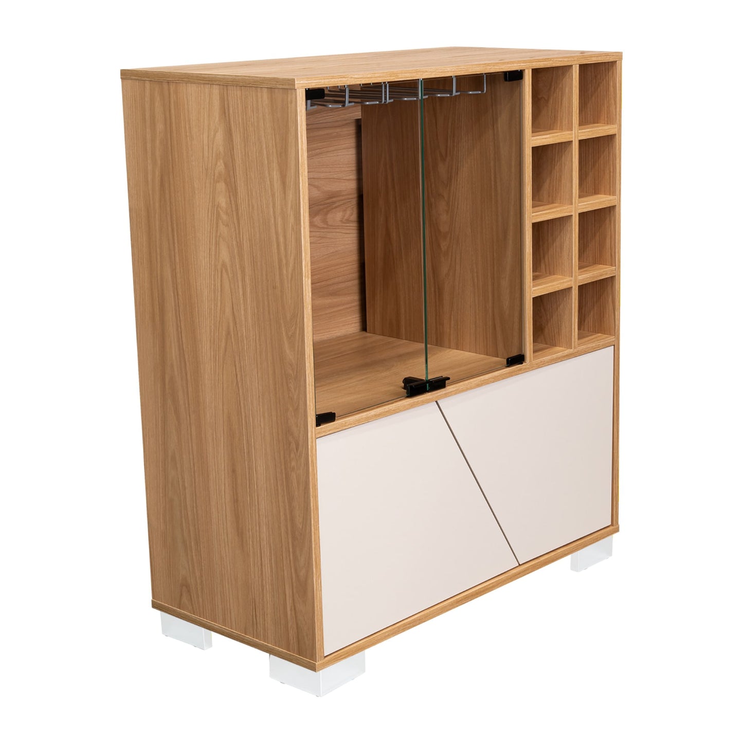 Bar Bajo Fraktal 94X78X40 Rta Fresno Capri