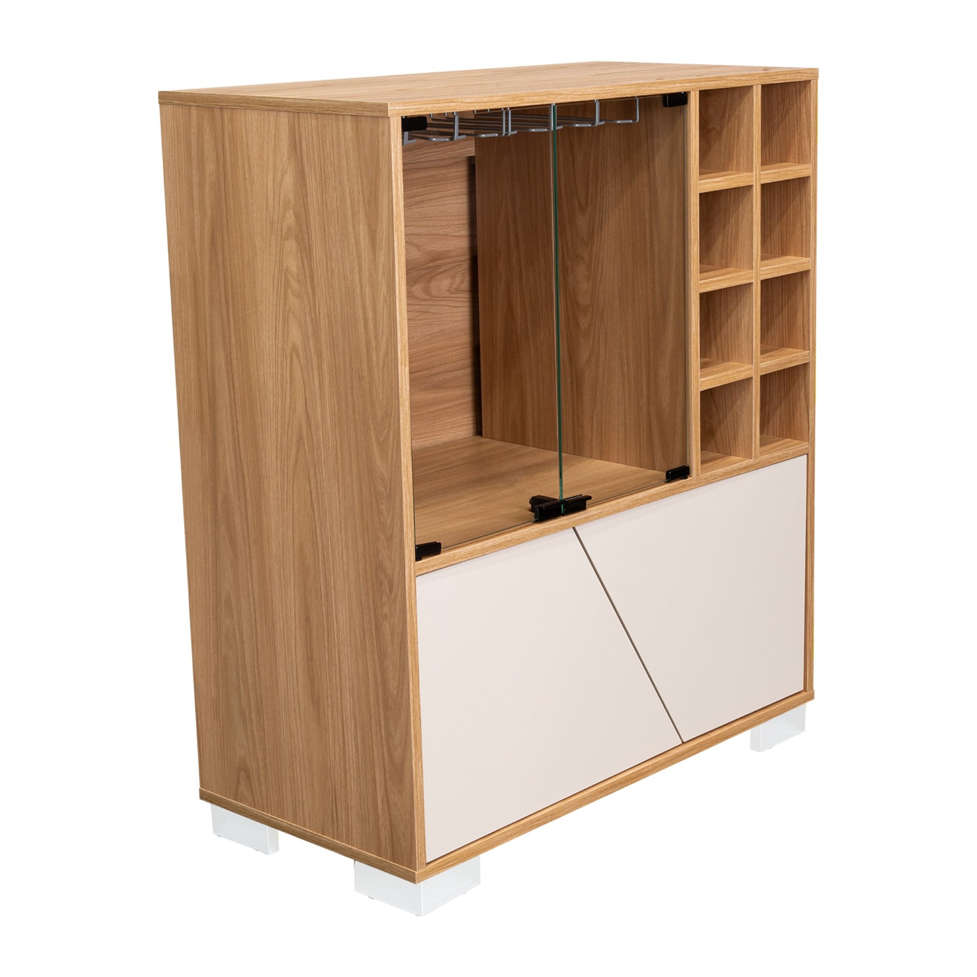Bar Bajo Fraktal 94X78X40 Rta Fresno Capri