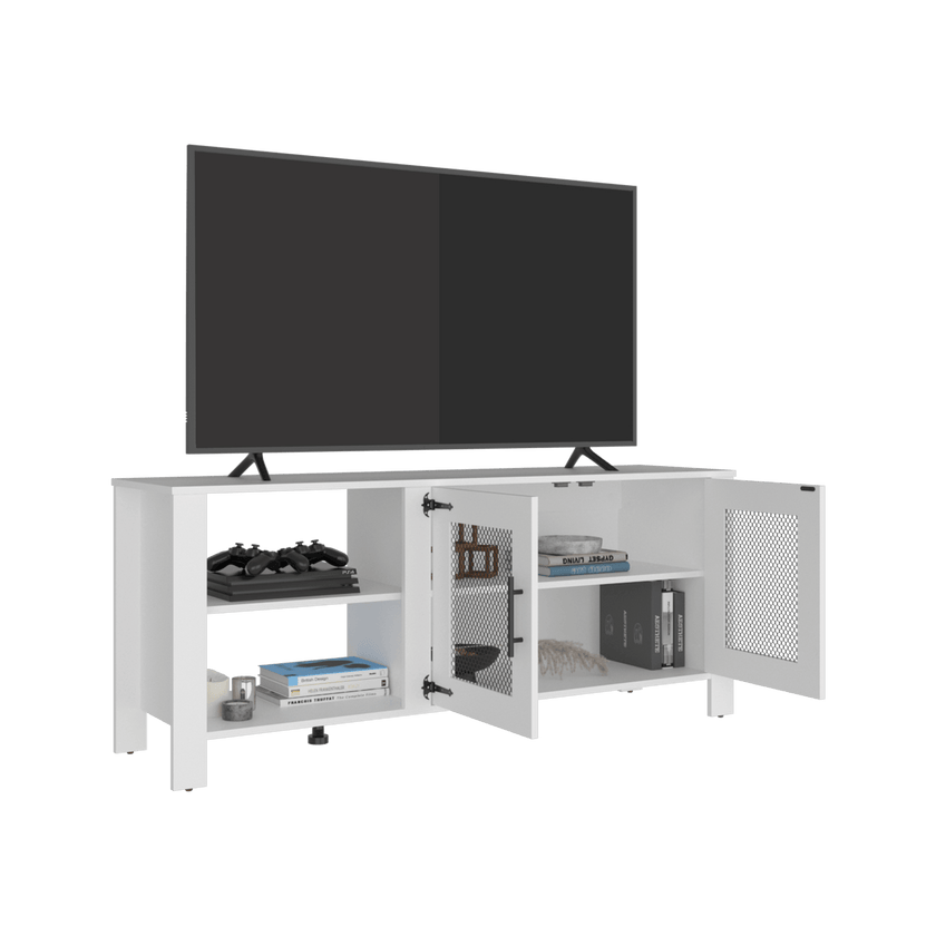 Rack De Tv Freedom 61X147X39 Rta Blanco Zf