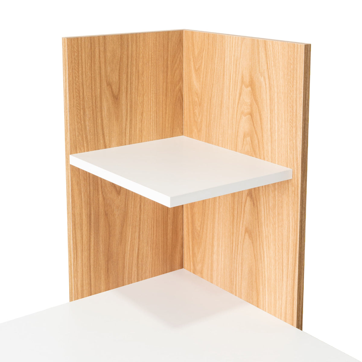 Escritorio Vilna 120X120X45 Rta Fresno Eu Blanco