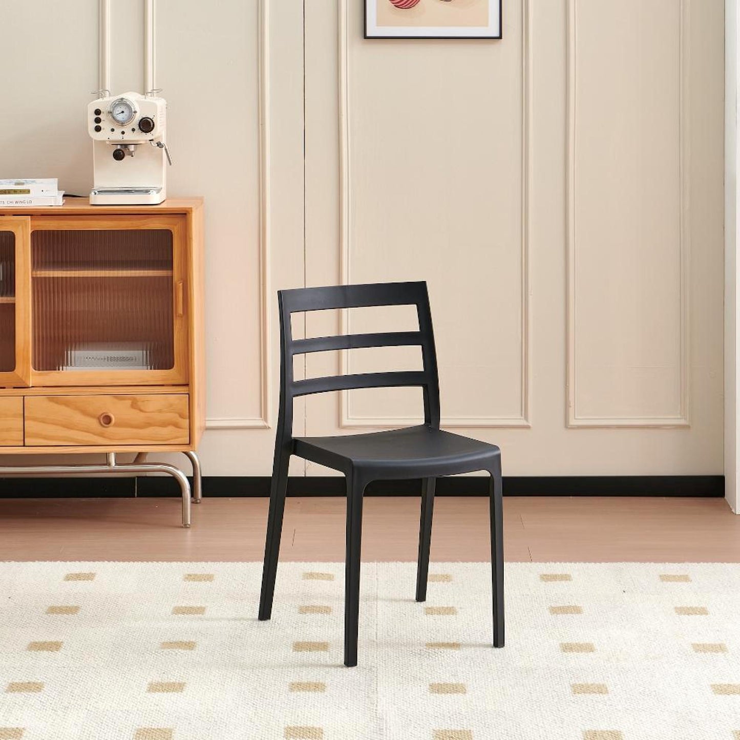 Silla New York 79X39X41 Rta Negro
