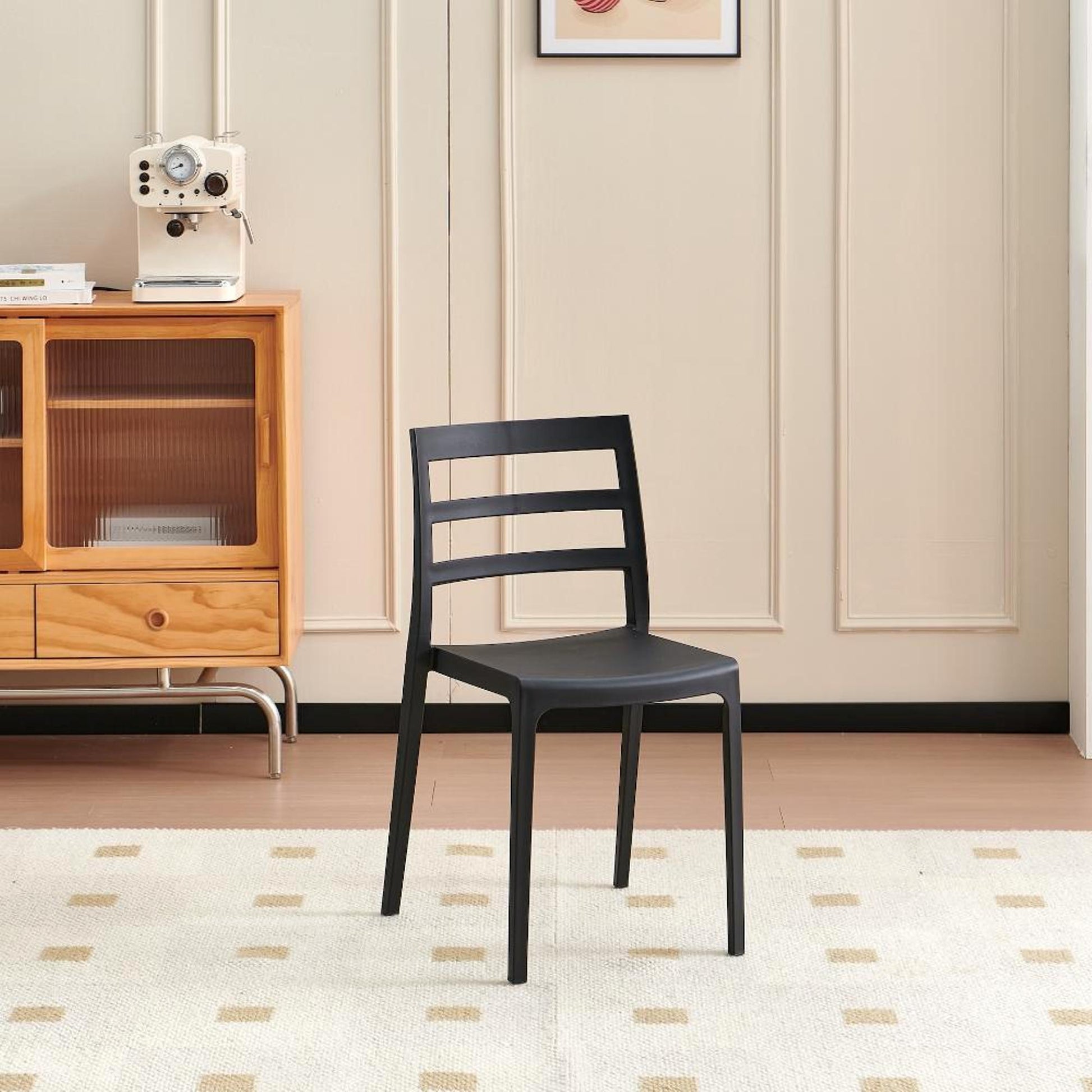 Silla New York 79X39X41 Rta Negro