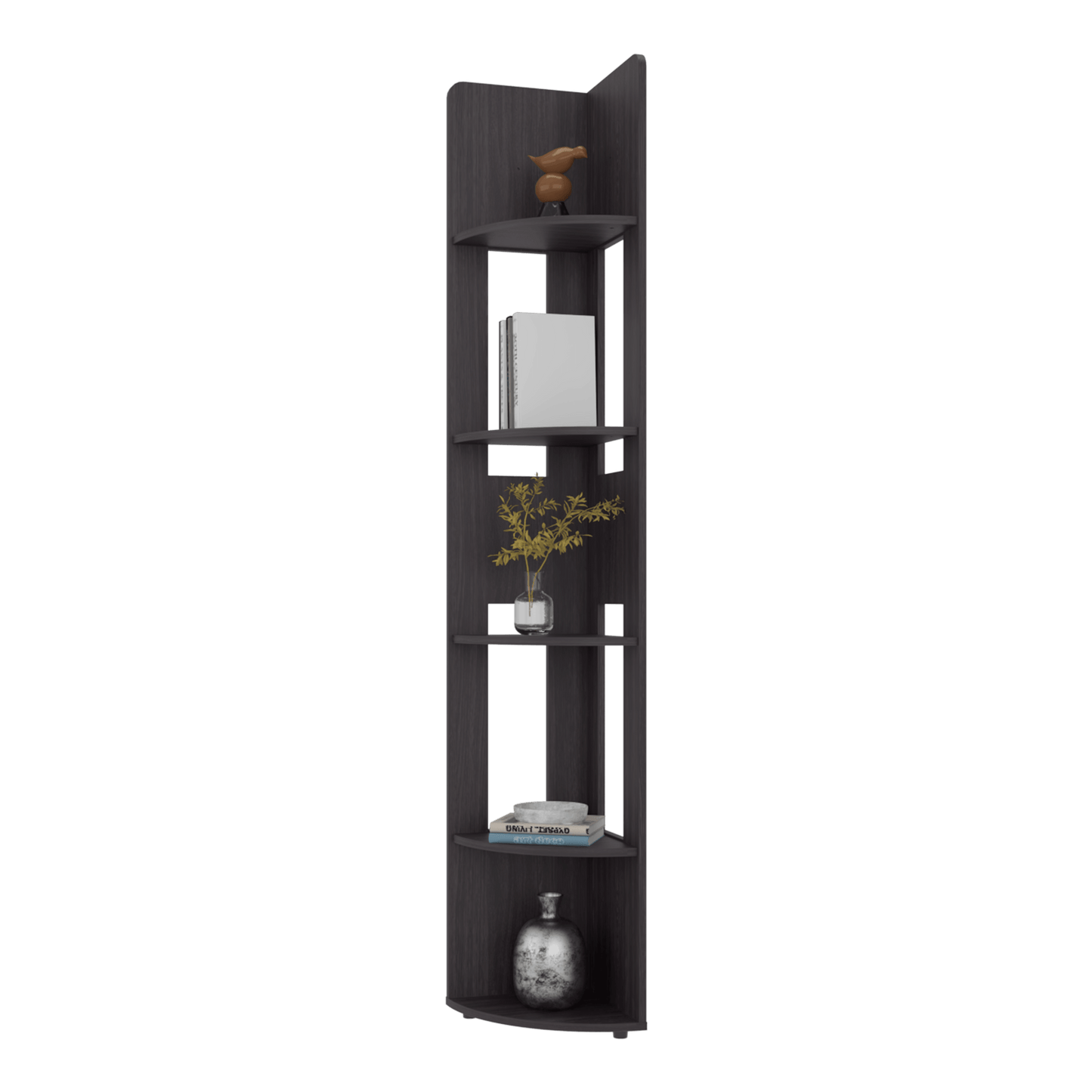 Estante Esquinero Home E-M7 180X30X30 Rta Wengue Zf
