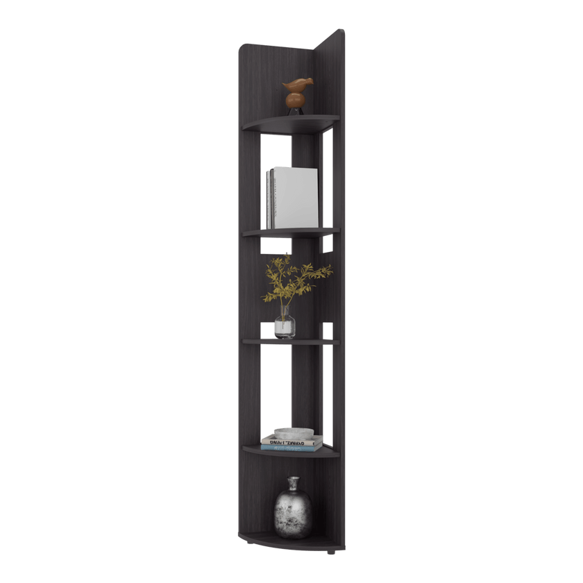 Estante Esquinero Home E-M7 180X30X30 Rta Wengue Zf