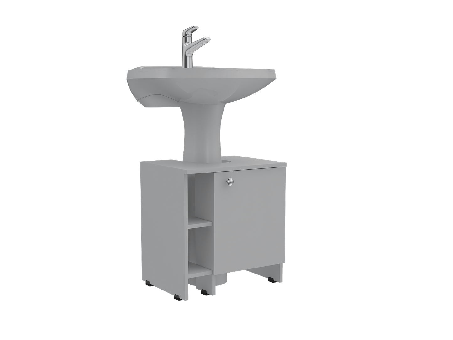 Mueble Basic Para Lavamanos Rta Blanco