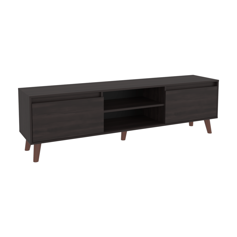 Mueble De Tv Polaris 75" 52X180X39 Rta Nogal Zf