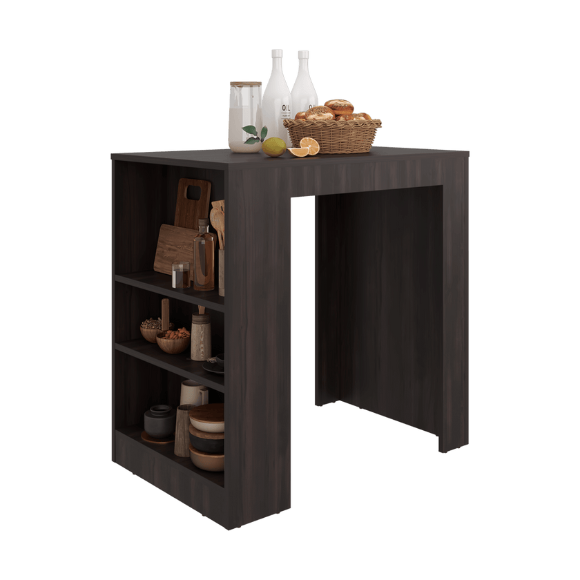 Isla De Cocina Portree 91X92X59 Rta Kronos Nogal Zf