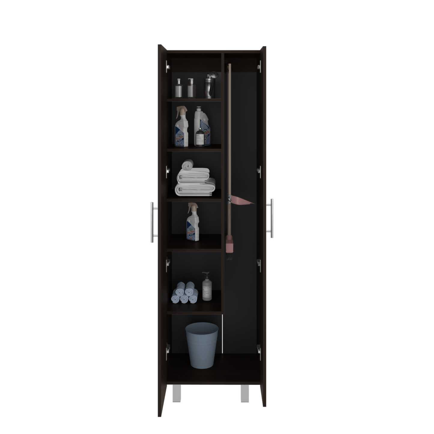 Mueble De Aseo Nala 181X51X36 Rta Nogal Zf