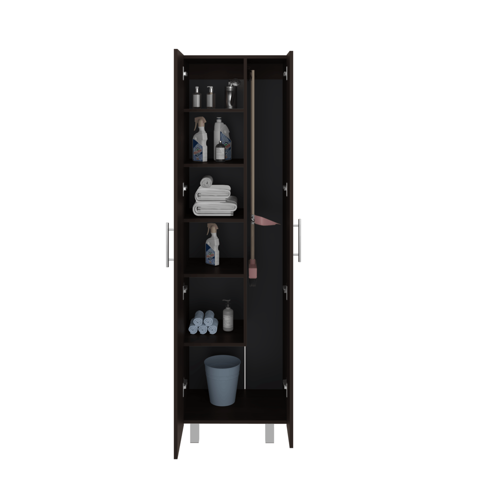 Mueble De Aseo Nala 181X51X36 Rta Nogal Zf