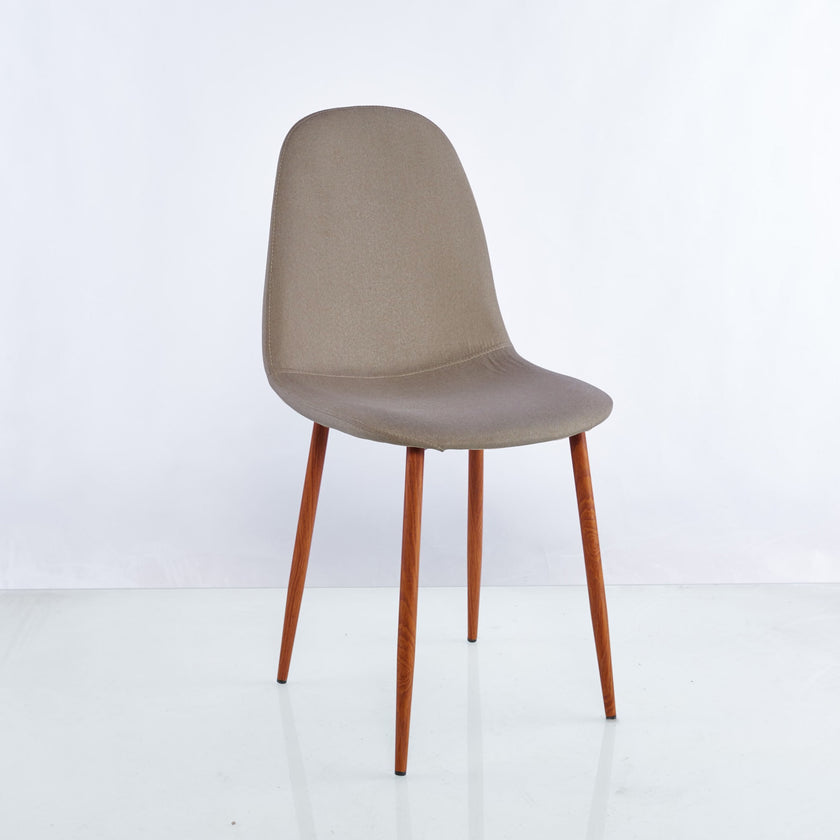 Set X2 Silla Concept - Bm-Dc001 85X44X50 Café Claro/Oscuro