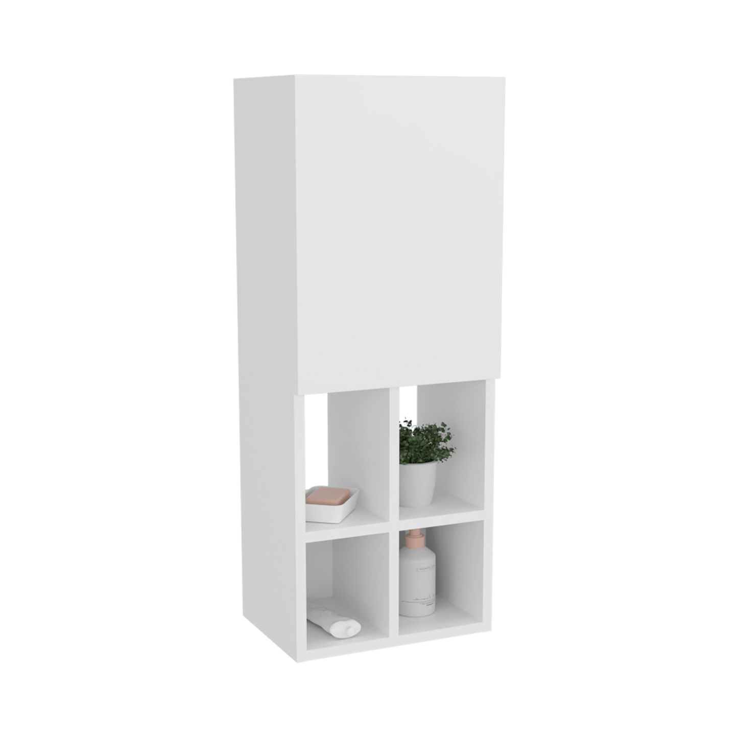 Gabinete Pared Niwot 80X31X23 Rta Blanco Zf
