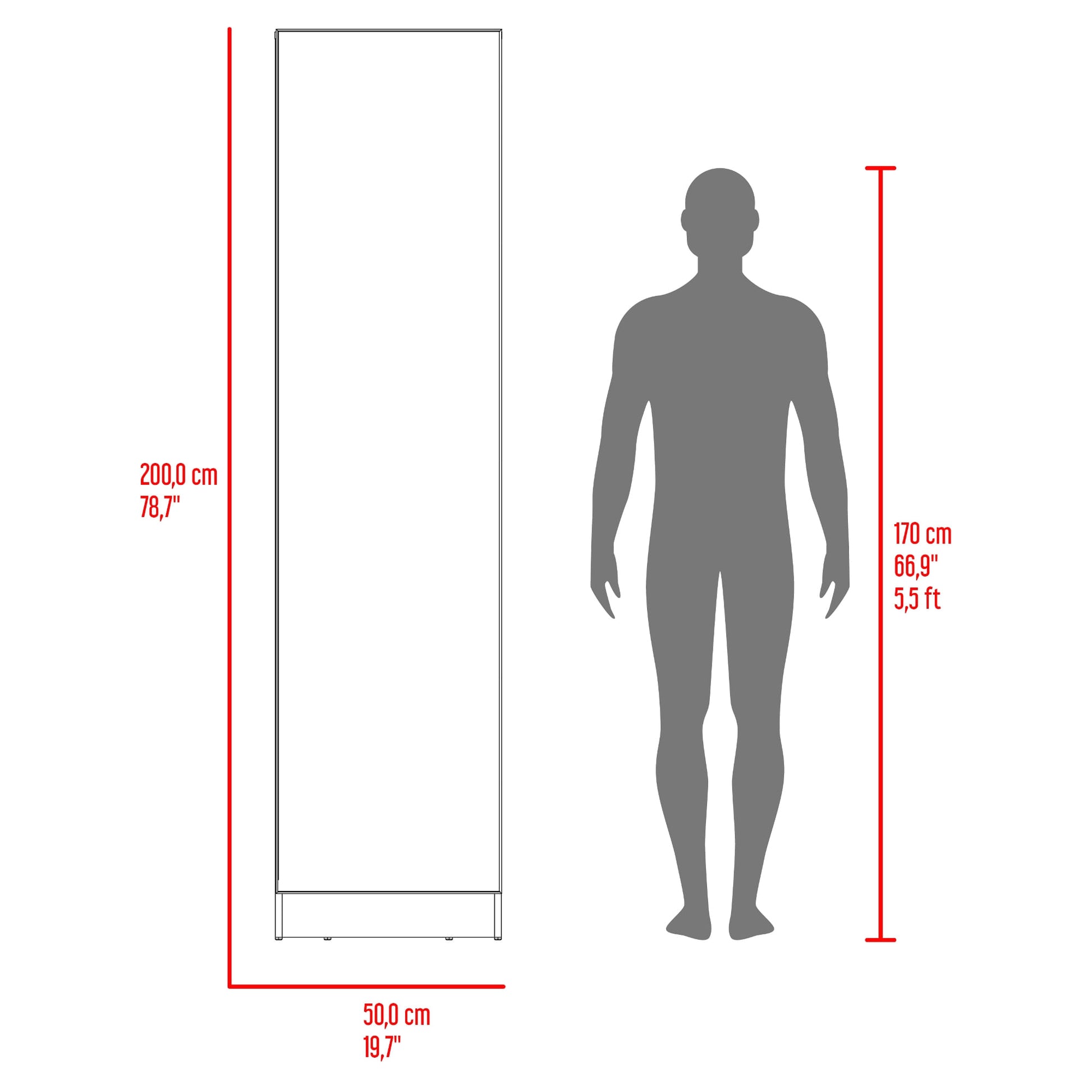 Closet Tolum 50 200X50X50 Rta Fresno Eu
