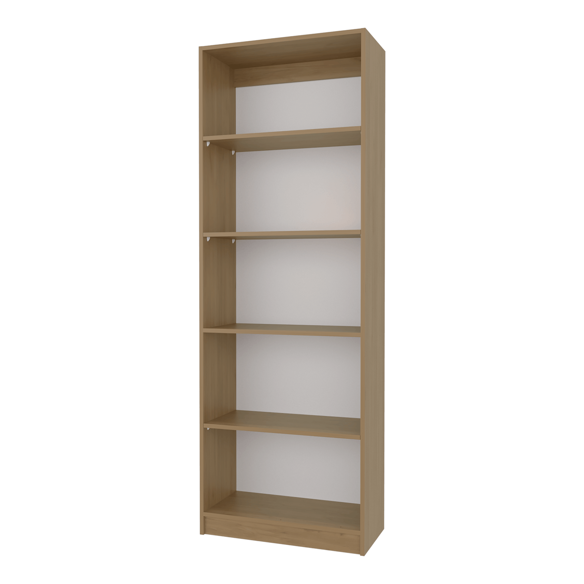 Estante Home E1 4 Espacios Fresno Rta Europeo + Blanco 180X62X29 Zf