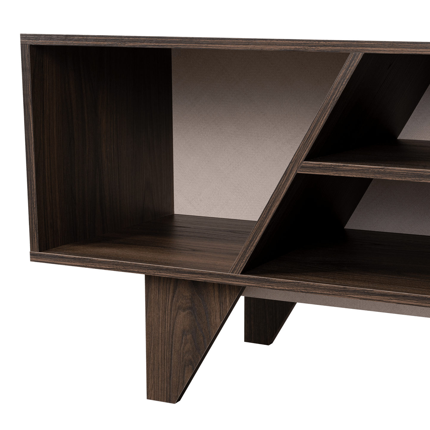 Rack Para Tv Pisa 65" 53X150X40 Rta Nogal Toquilla