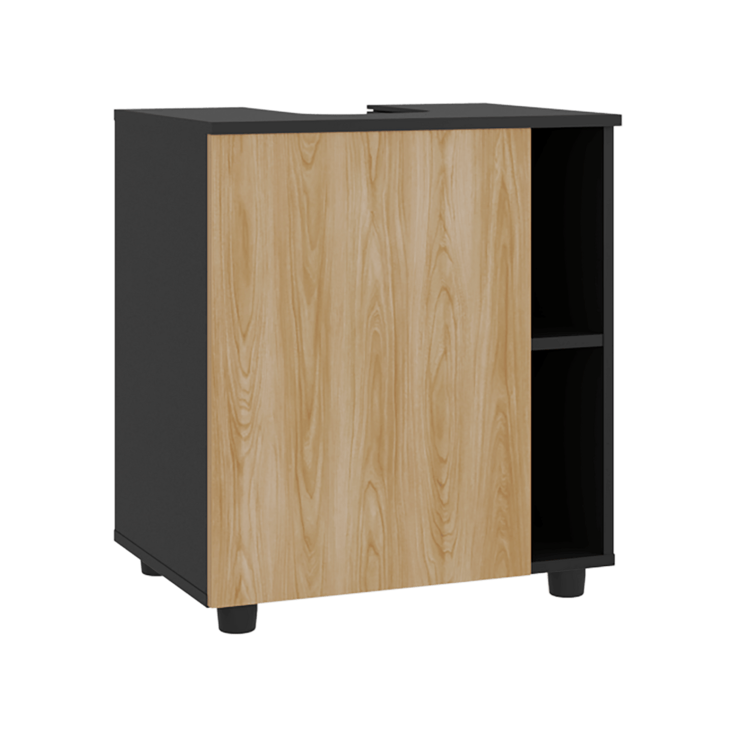 Mueble Para Lavamanos Pascuale 62X55X41 Rta Fresno Wengue