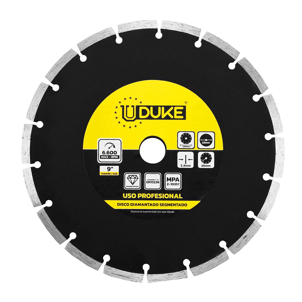 Disco Diamantado Segmentado Uduke 9 Ddug230 Ht30029