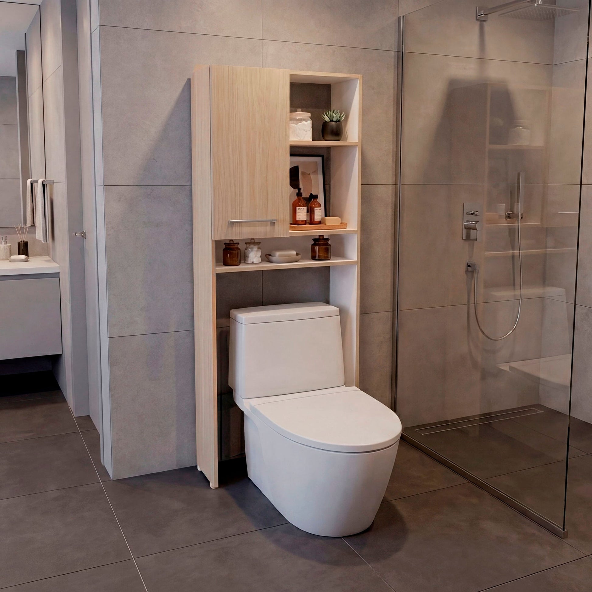 Optimizador De Baño Bath 1 Puerta 160X63X26 Rta Cartagena