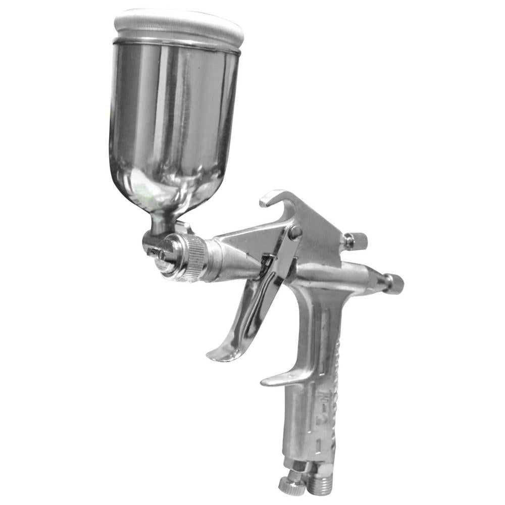 Aerografo Uduke Profesional Usa Vaso De 150 Cc Pistola F2 Cromada Abanico Ht30568
