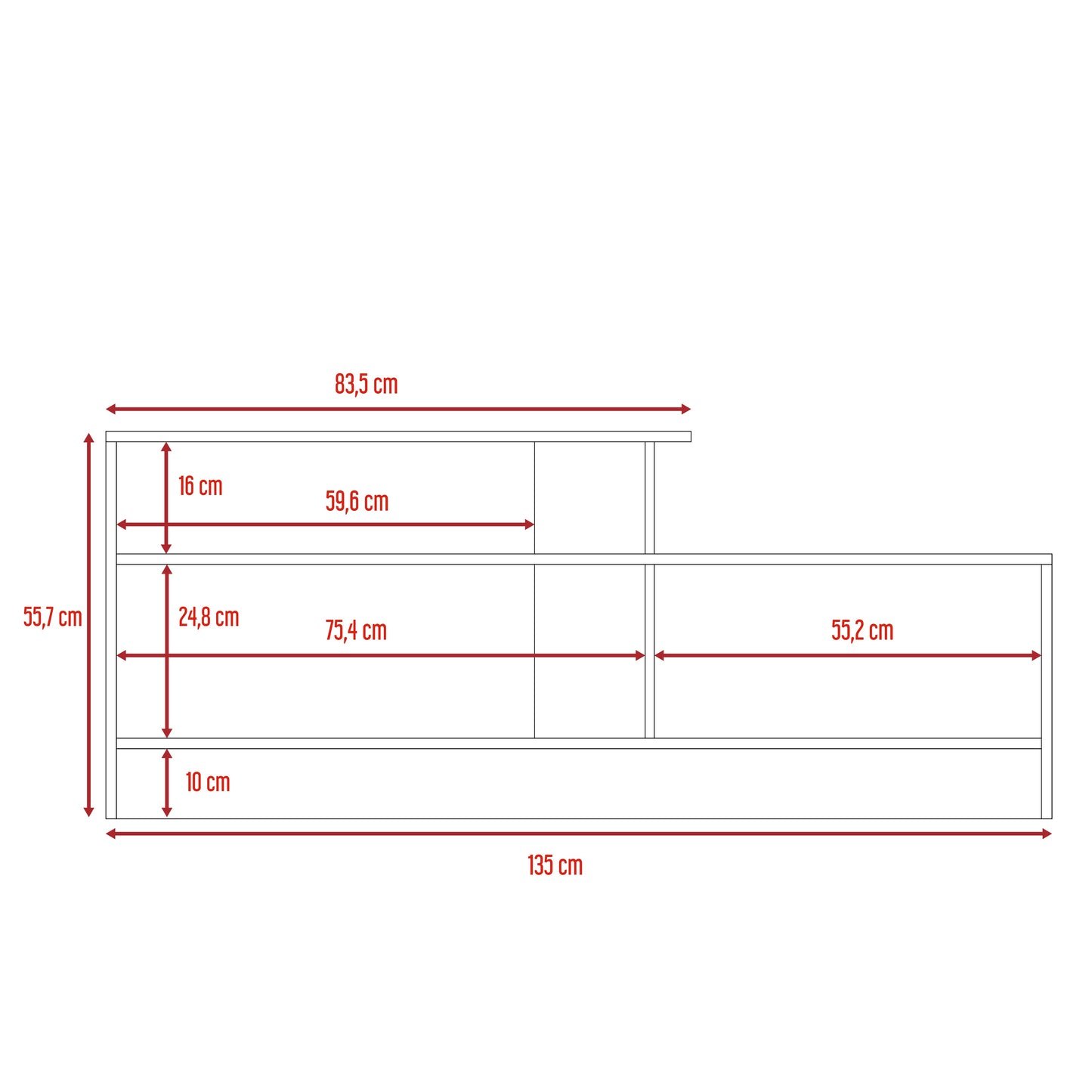Mesa Para Tv Greca Rta Wengue